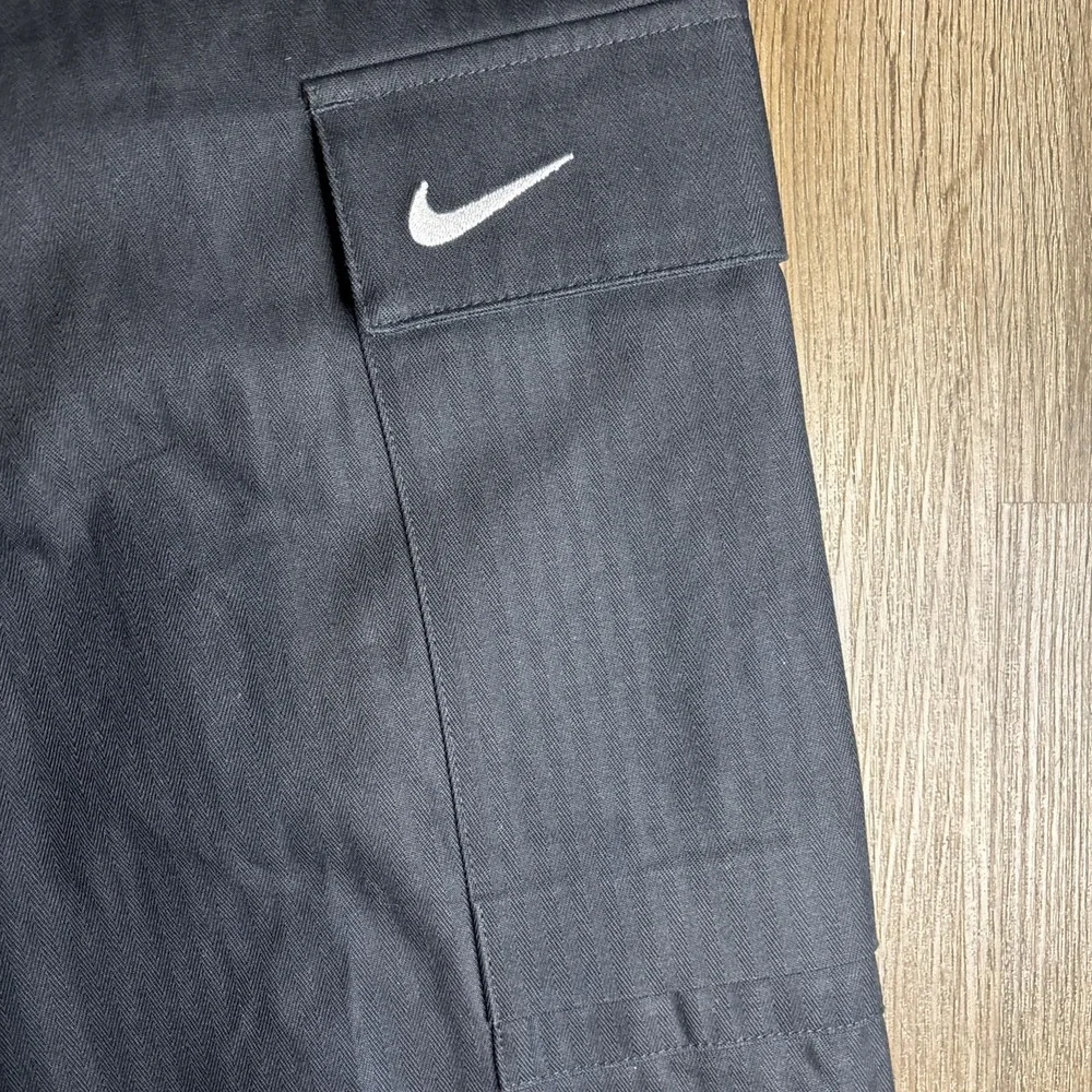 Nike Life Cargo Pants Black Mens 34 Woven Baggy Standard Straight HM6957-010 New